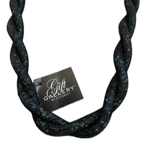 Black Twisted Necklace